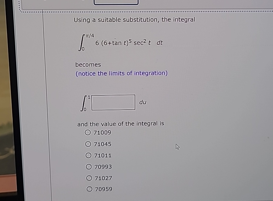 Solved Using A Suitable Substitution The Chegg