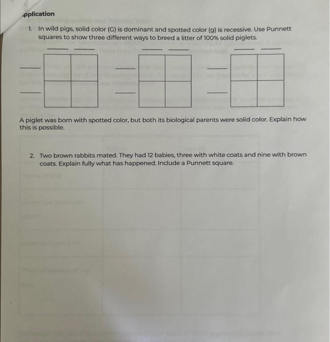 Solved Lab Mendelian Genetics To Receive Full Credit For Chegg