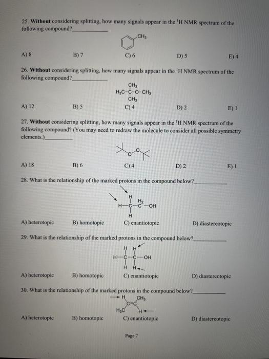 Solved 25 Without Considering Splitting How Many Signals Chegg