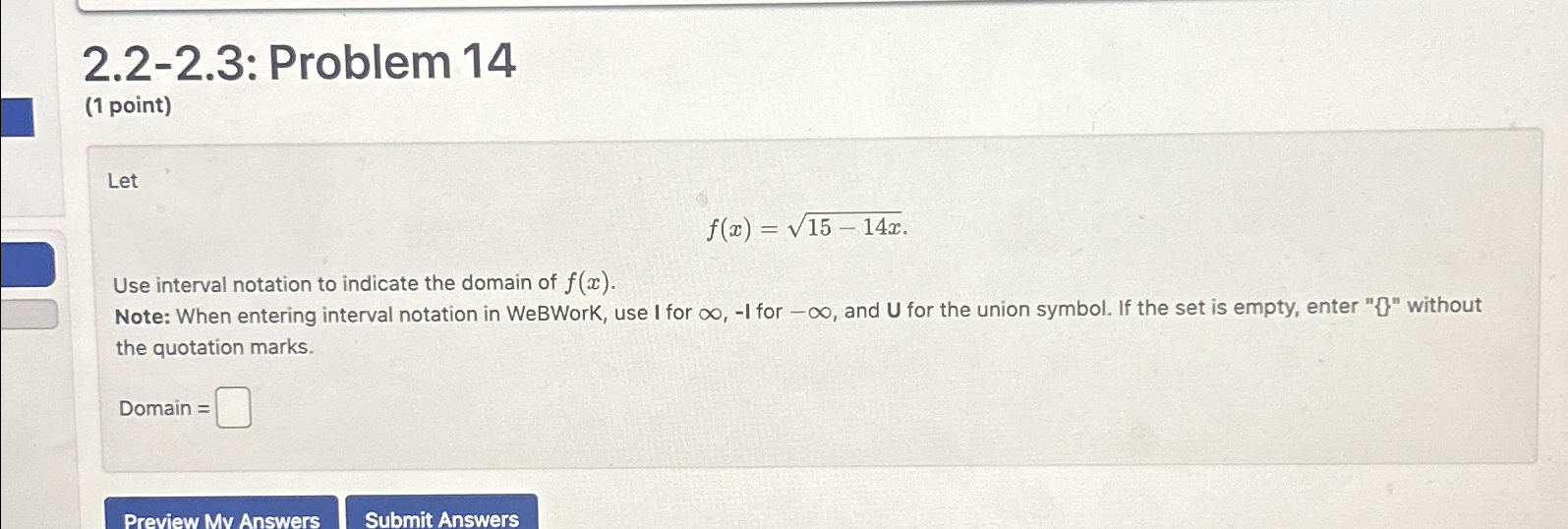 Solved 2 2 2 3 Problem 14 1 Point Letf X 15 14x2Use Chegg