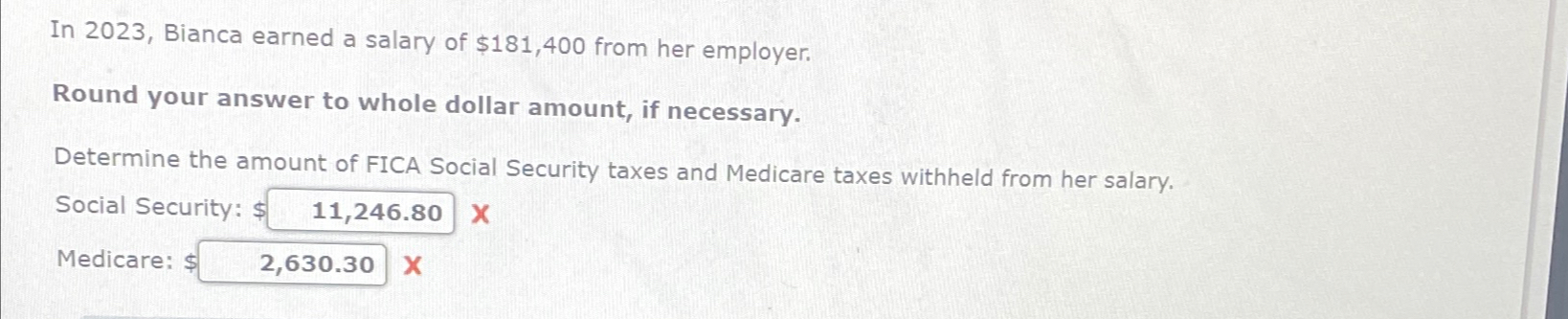 In 2023 Bianca Earned A Salary Of 181 400 From Chegg