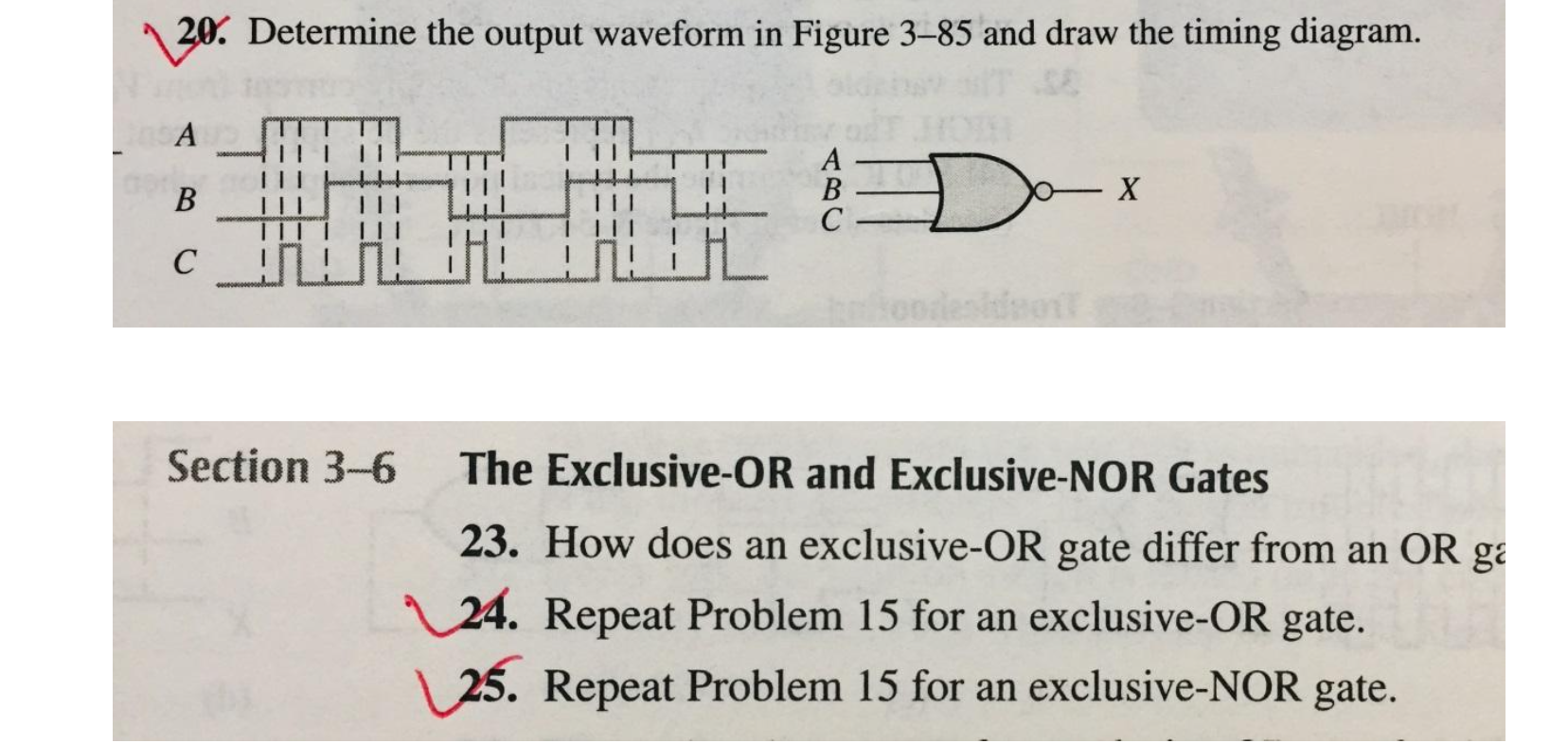 Solved 20 Determine The Output Waveform In Figure 385 And Chegg