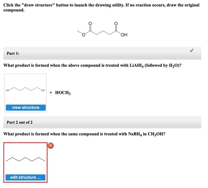 Solved Click The Draw Structure Button To Launch The Chegg