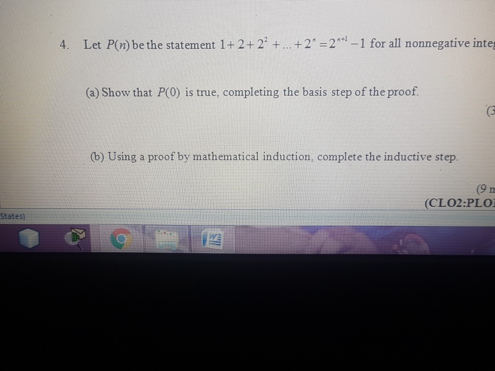 Solved Let P N Be The Statement Chegg