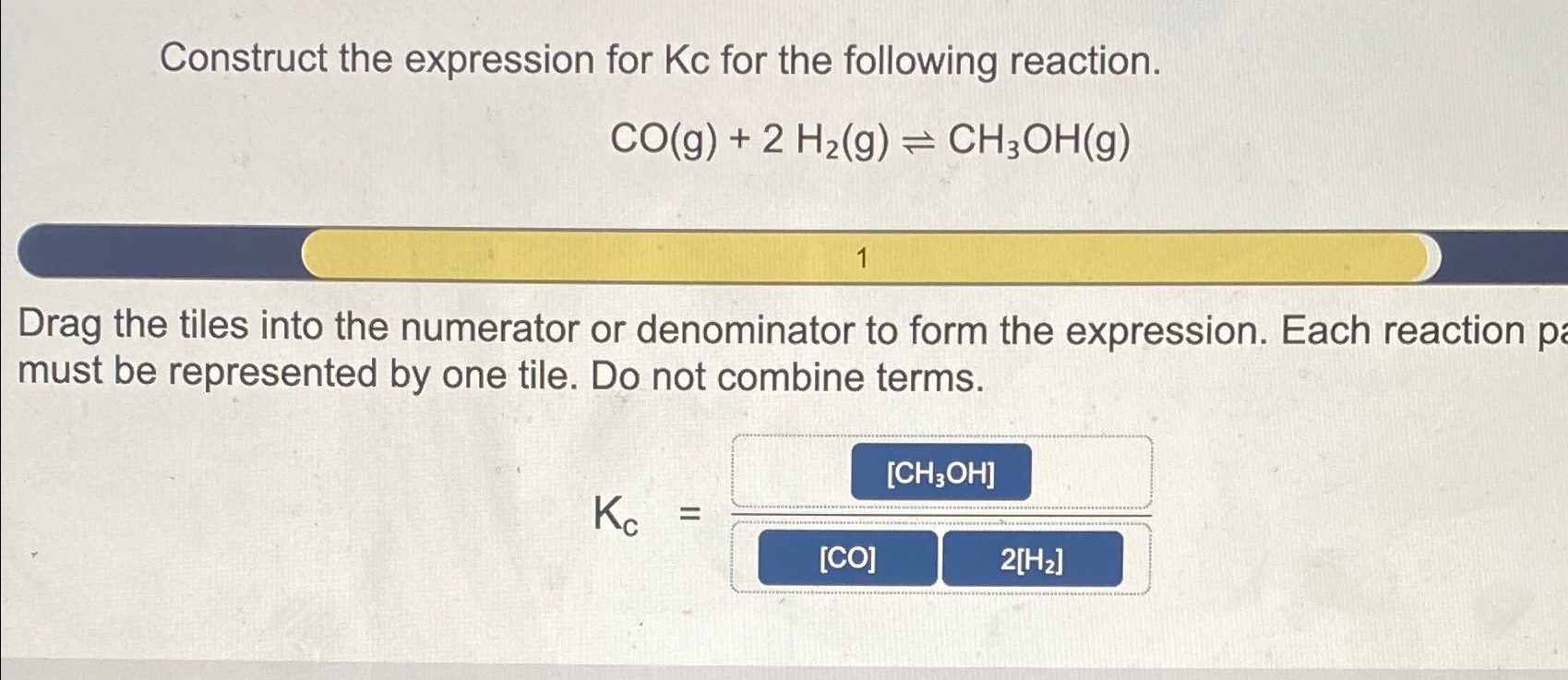 Construct The Expression For Kc For The Following Chegg