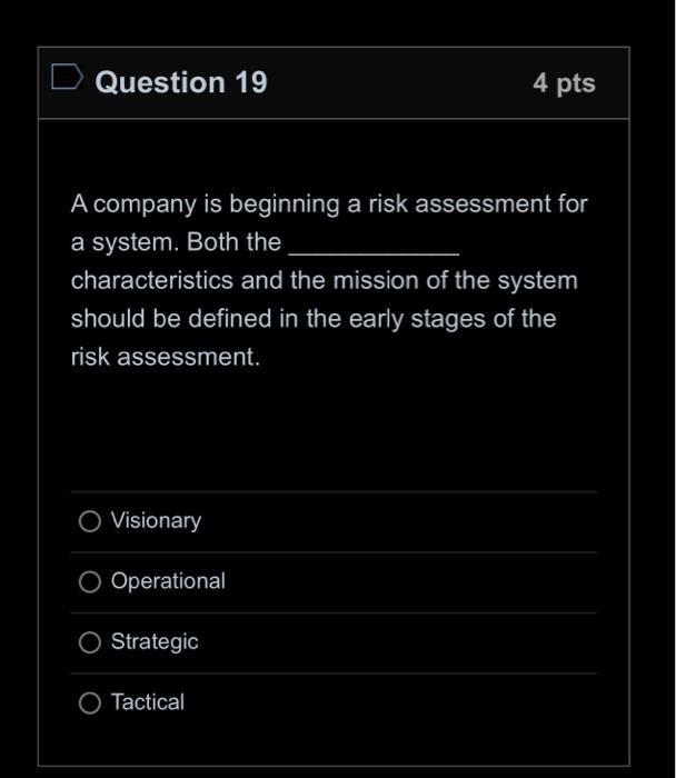 Solved Vulnerability Assessment Risk Assessment An Chegg