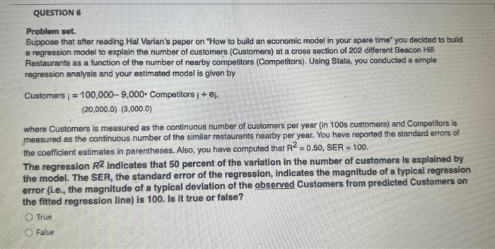 Solved Problem Set Suppose That After Reading Hal Varian S Chegg