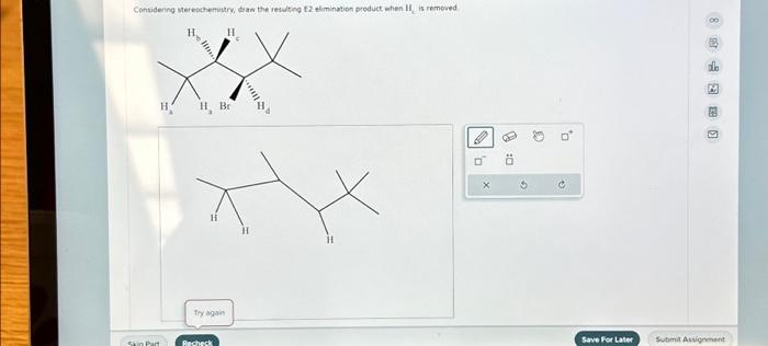 Solved Considering Stereochemistry Draw The Resulting E Chegg