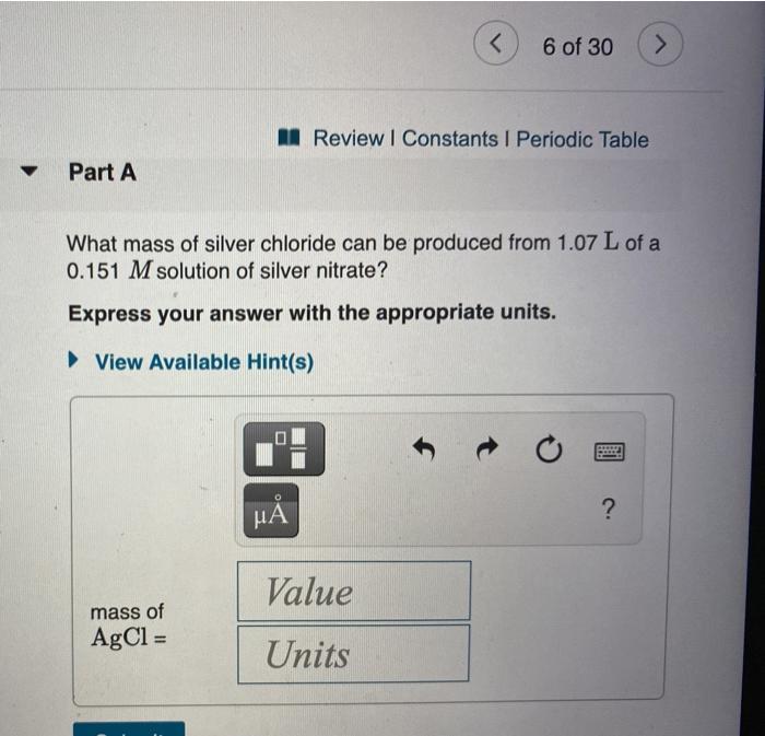 Solved A Review Constants I Periodic Table Chegg