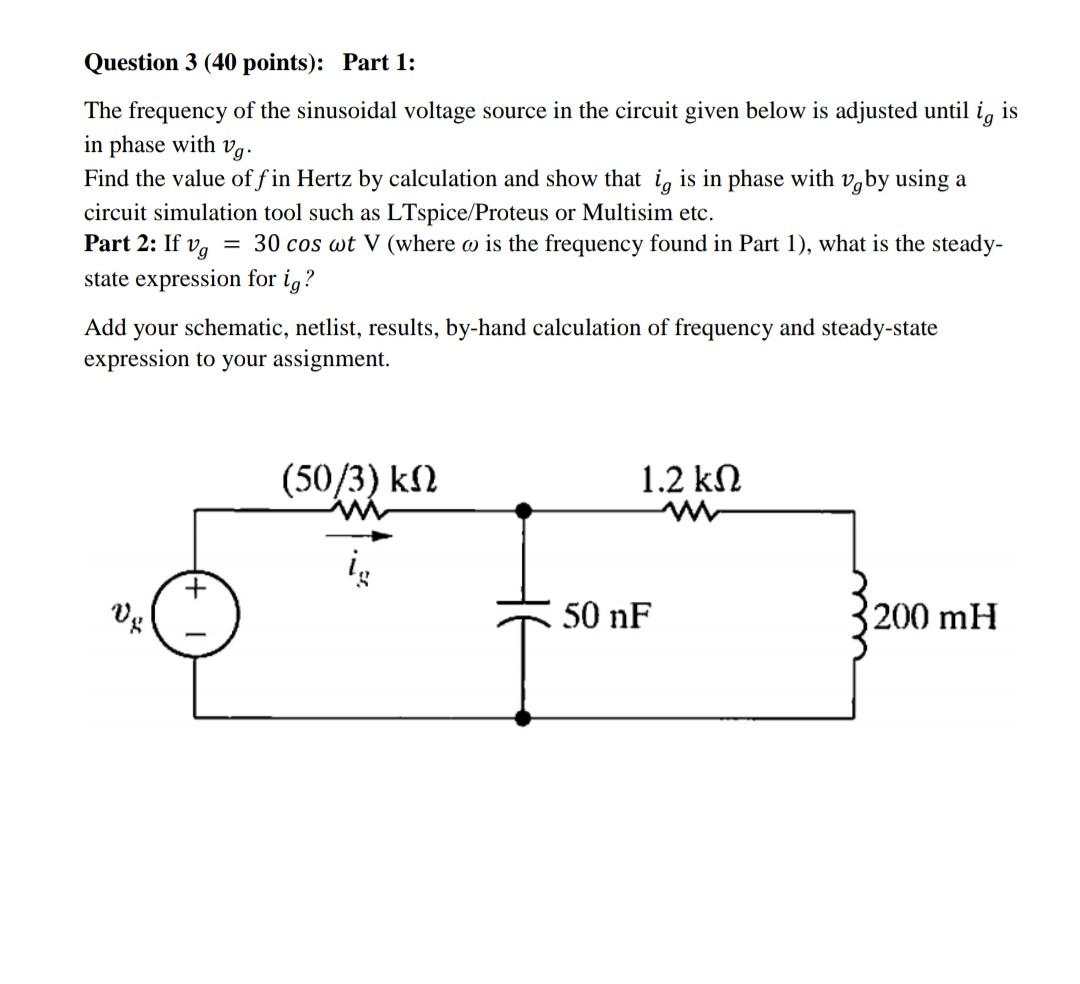 Solved Question 1 30 Points Obtain Vo In The Circuit Chegg