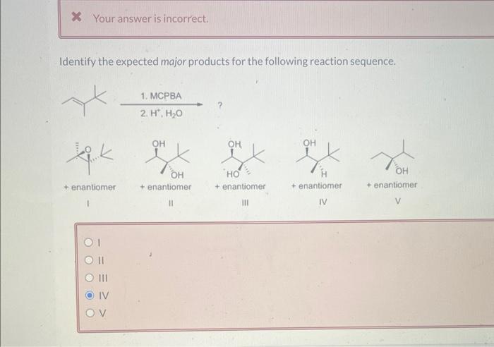 Solved Your Answer Is Incorrect Identify The Expected Chegg