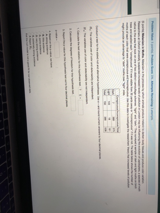 Solved Problem Value Points Problem Score Attempts Chegg