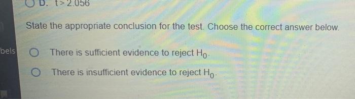 Solved For The A And Observed Significance Level P Value Chegg