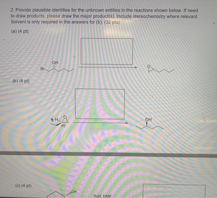 Solved Provide Plausible Identities For The Unknown Chegg