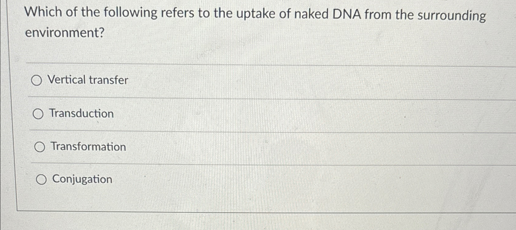 Solved Which Of The Following Refers To The Uptake Of Naked Chegg