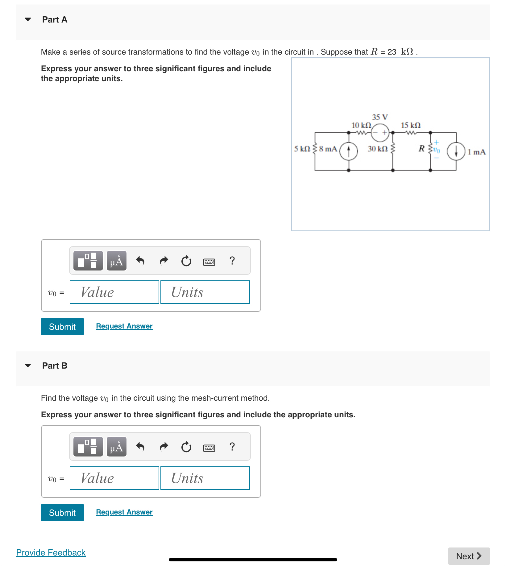 Solved Part A Make A Series Of Source Transformations To Chegg