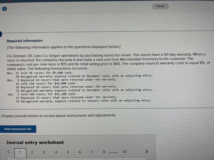 Solved Journal Entry Worksheet Record The Sales Revenue Chegg