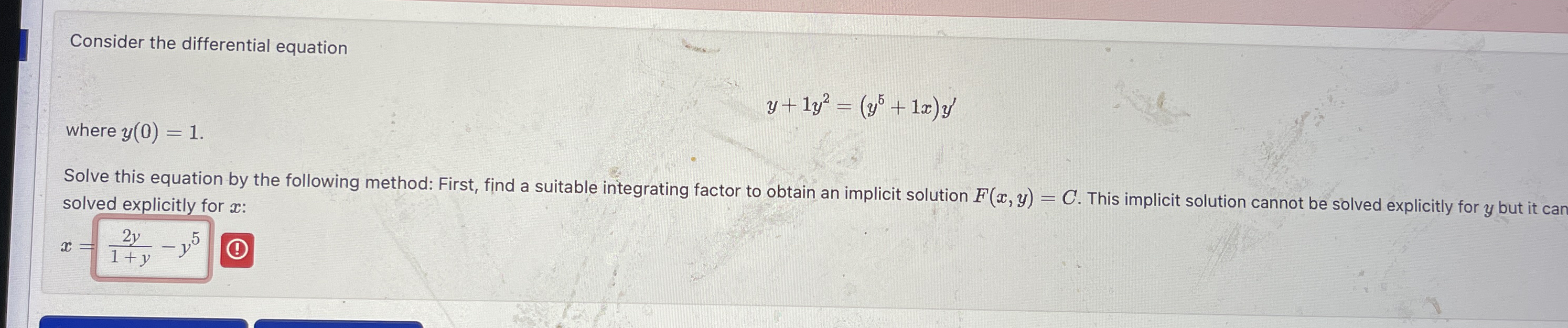 Consider The Differential Equationwhere Chegg