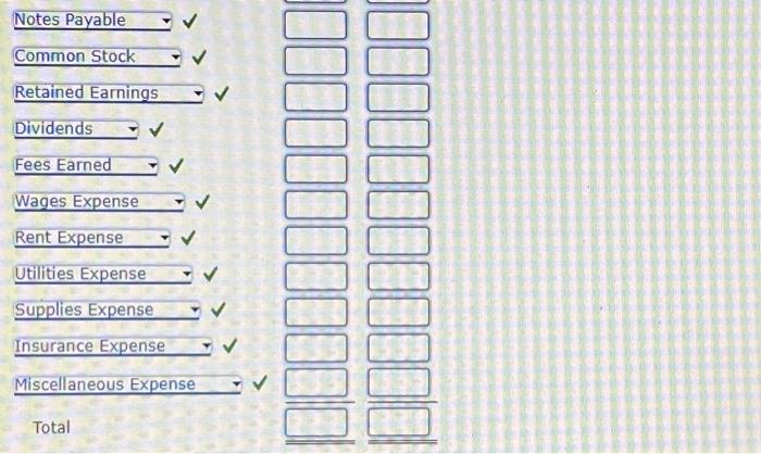 Solved Prepare An Unadjusted Trial Balance List All The Chegg