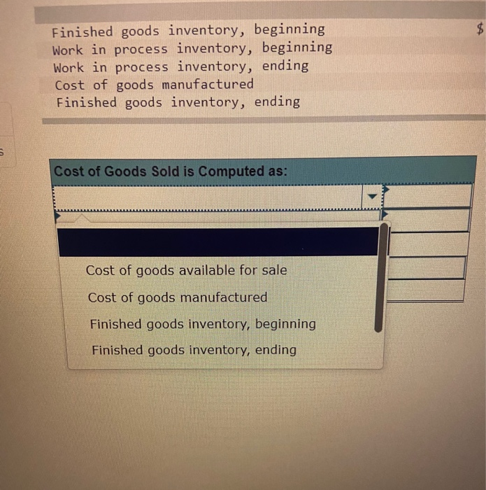 Solved 4 Compute Cost Of Goods Sold For The Period Using The Chegg