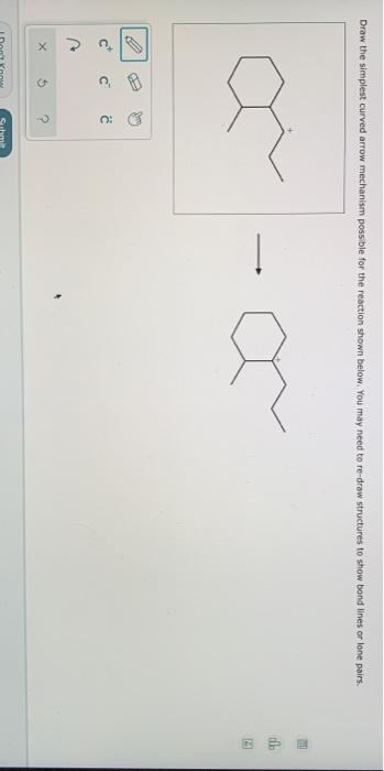 Solved Draw The Simplest Curved Arrow Mechanism Possible For Chegg