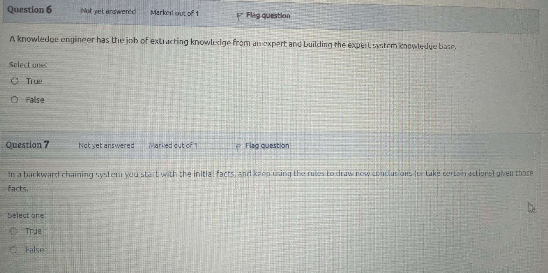 Solved Question 1 Not Yet Answered Marked Out Of 1 Flag Chegg