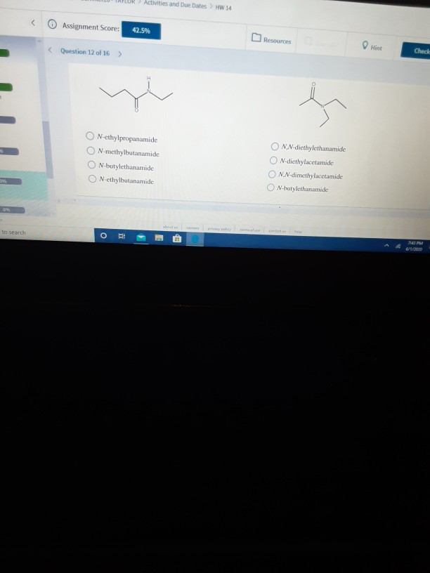 Solved Activities And Due Dates HW 14 Assignment Score Chegg