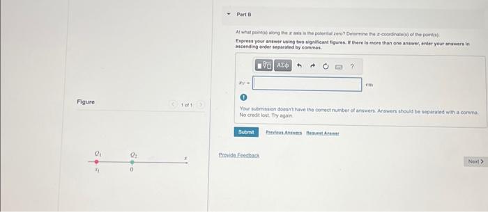 Solved Two Point Charges Q C And Q C Are Placed Chegg