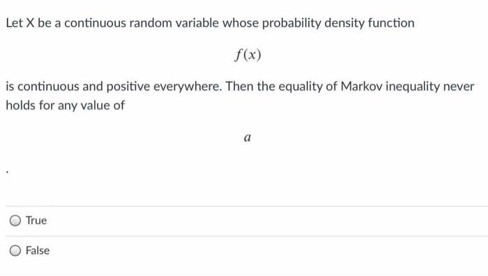 Solved Let X Be A Continuous Random Variable Whose Chegg