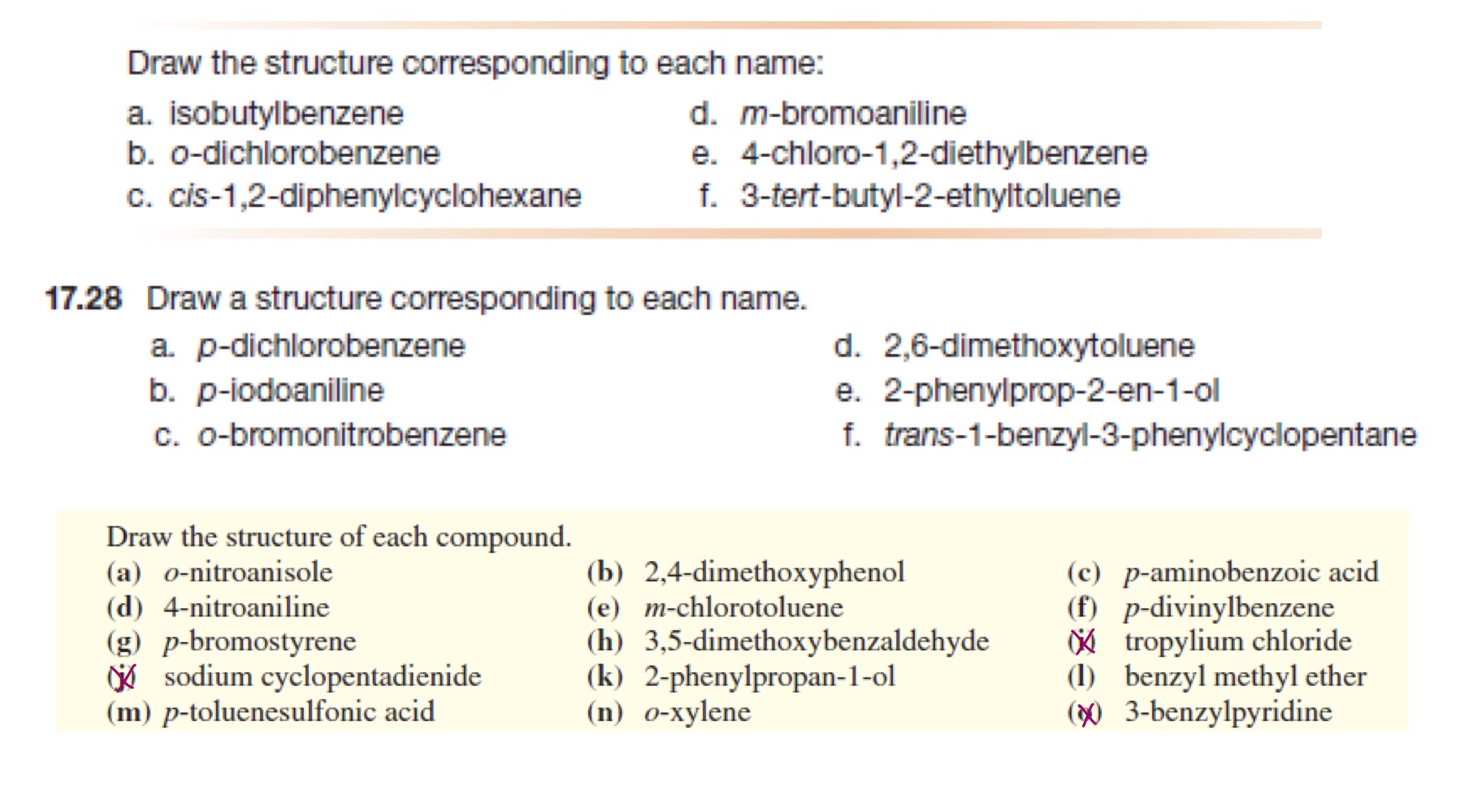 Solved Draw The Structure Corresponding To Each Name A Chegg