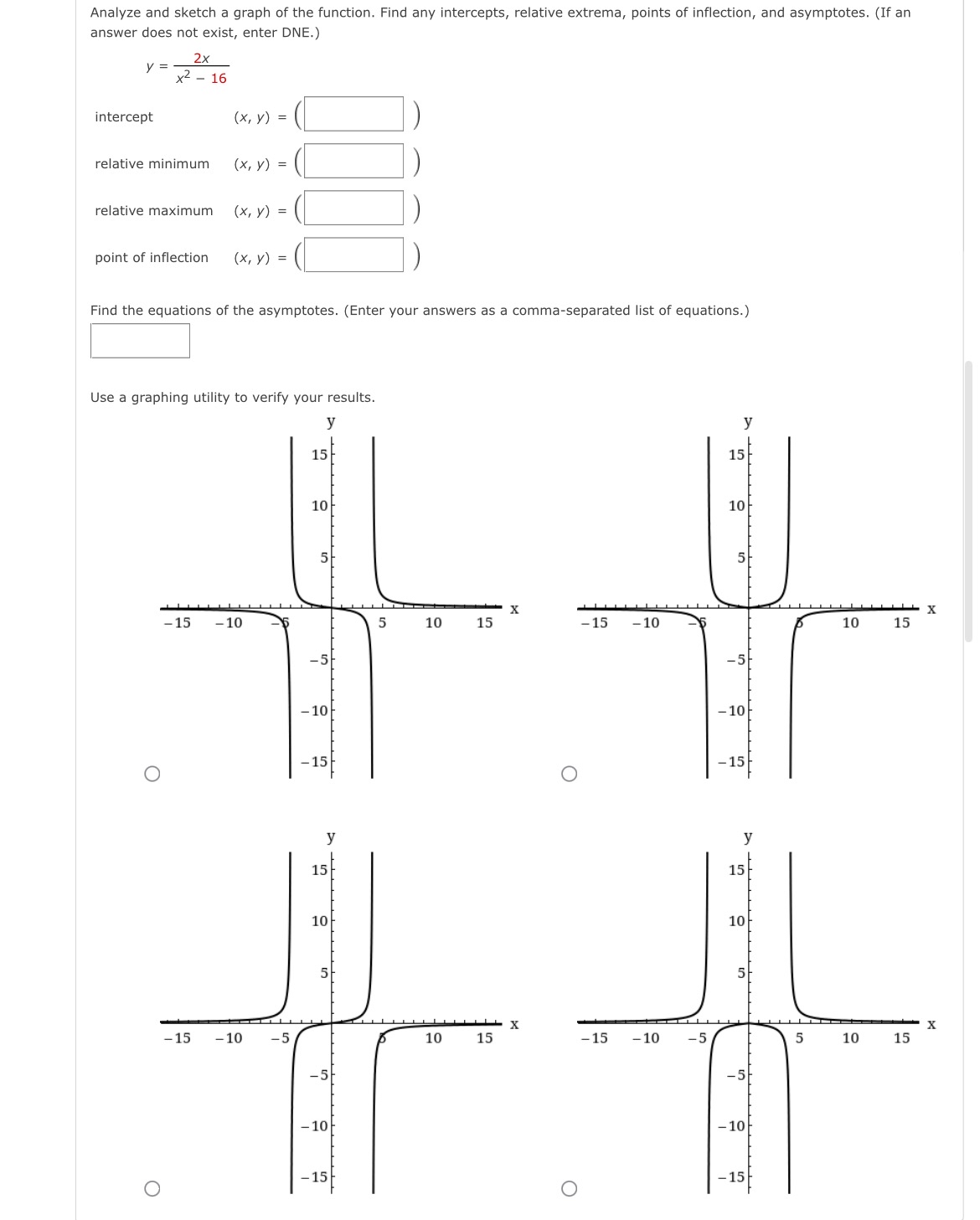 Solved Analyze And Sketch A Graph Of The Function Find Any Chegg