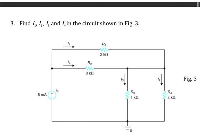 Solved Find I I I And I In The Circuit Shown In Fig Chegg