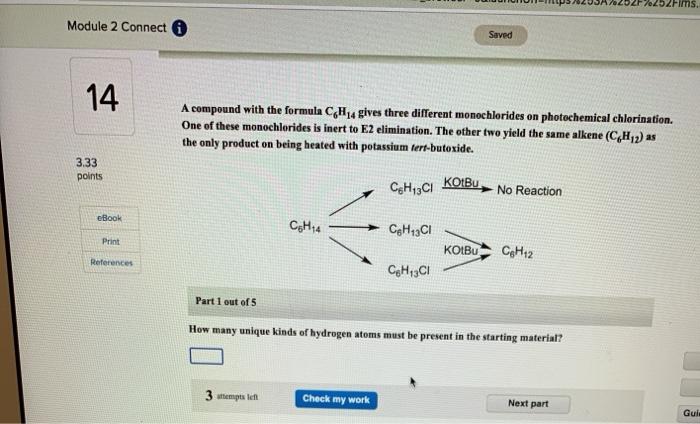 Solved 70252Fims Module 2 Connect Saved 14 A Compound With Chegg