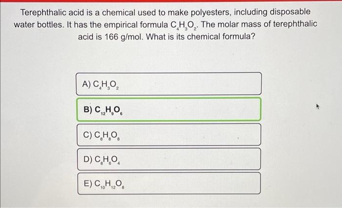 Solved Write The Empirical Formula Corresponding To Chegg