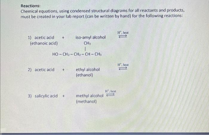 Solved Complete The Reactions Include Condensed Structural Chegg