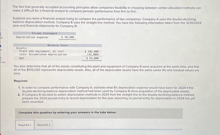 Solved The Fact That Generally Accepted Accounting Chegg