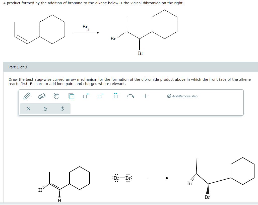 Solved Part 1 Of 3Draw The Best Step Wise Curved Arrow Chegg