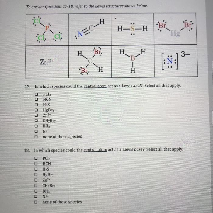 Solved To Answer Questions 17 18 Refer To The Lewis Chegg