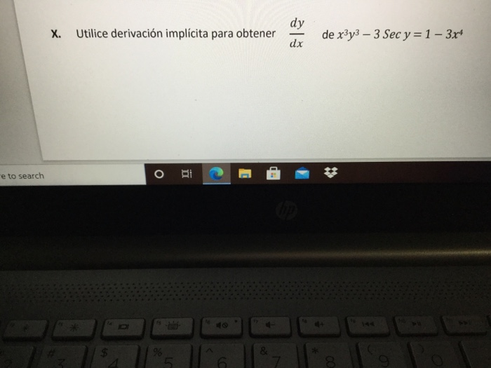 Solved Dy X Utilice Derivaci N Impl Cita Para Obtener De Chegg