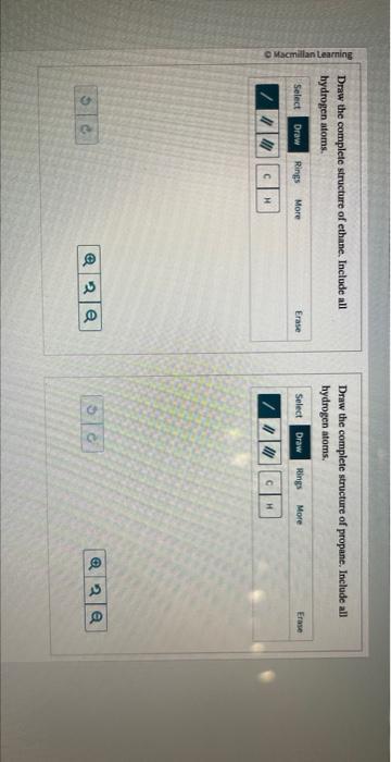 Solved Draw The Complete Structure Of Ethane Include All Chegg