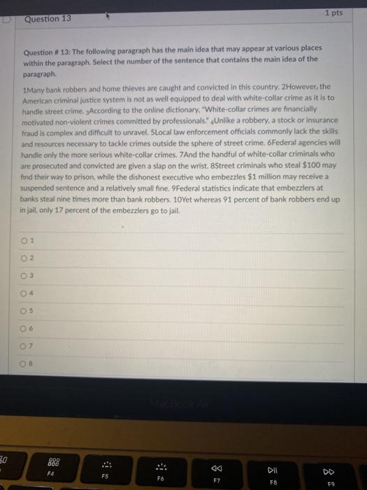 Solved Question 11 1 Pts Account Hboard Question 11 The Chegg