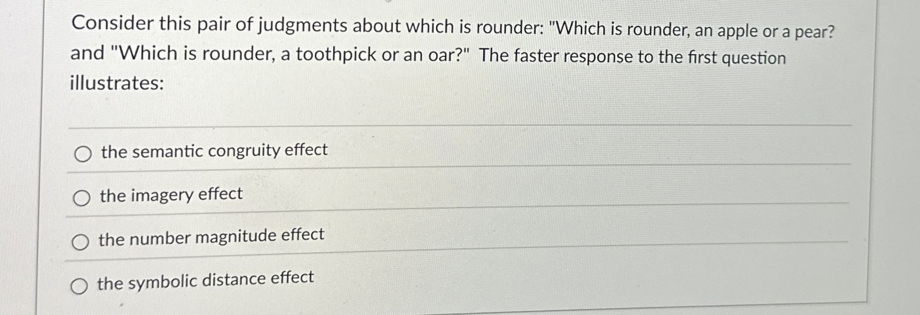 Solved Consider This Pair Of Judgments About Which Is Chegg