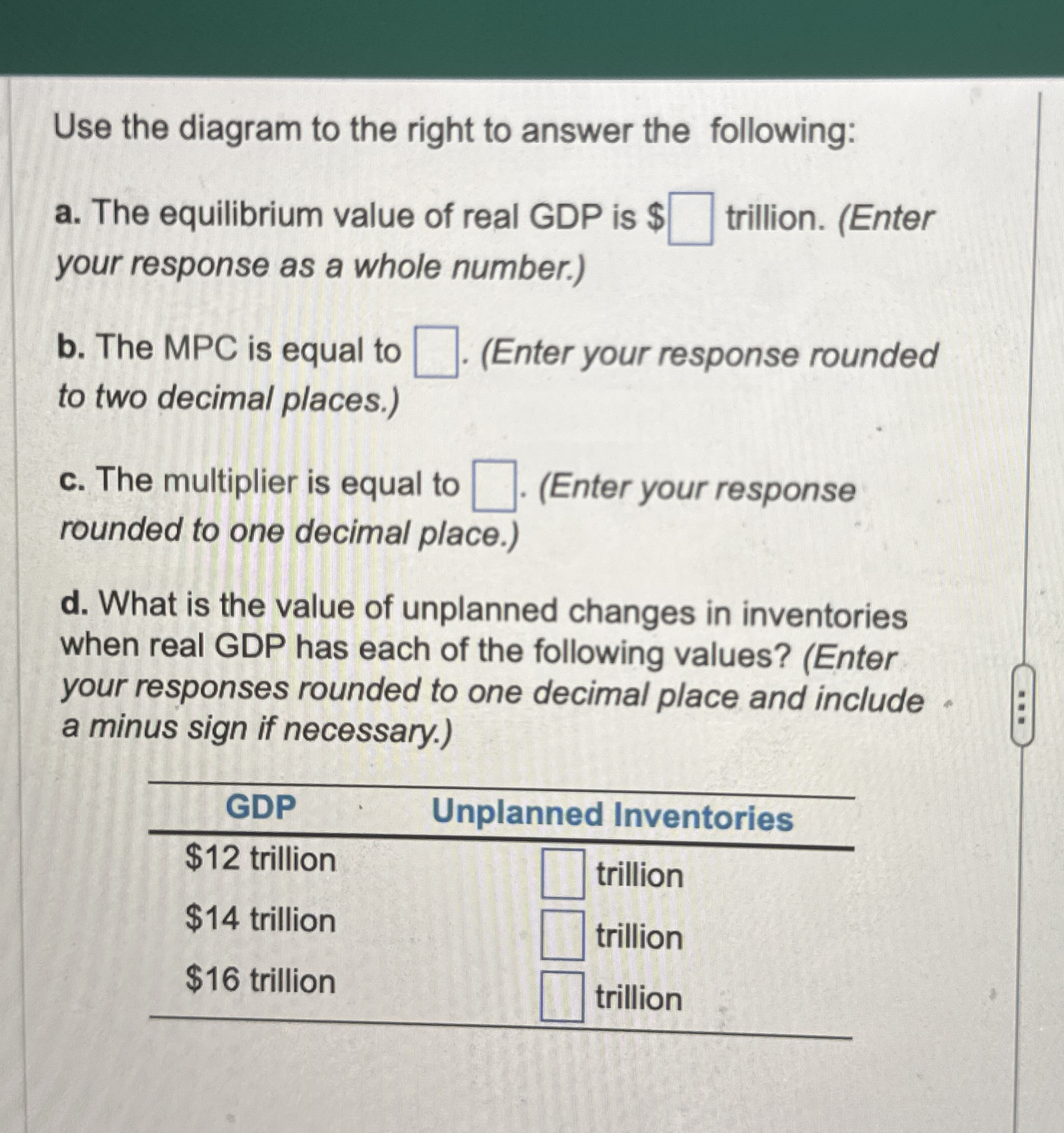 Solved Use The Diagram To The Right To Answer The Chegg