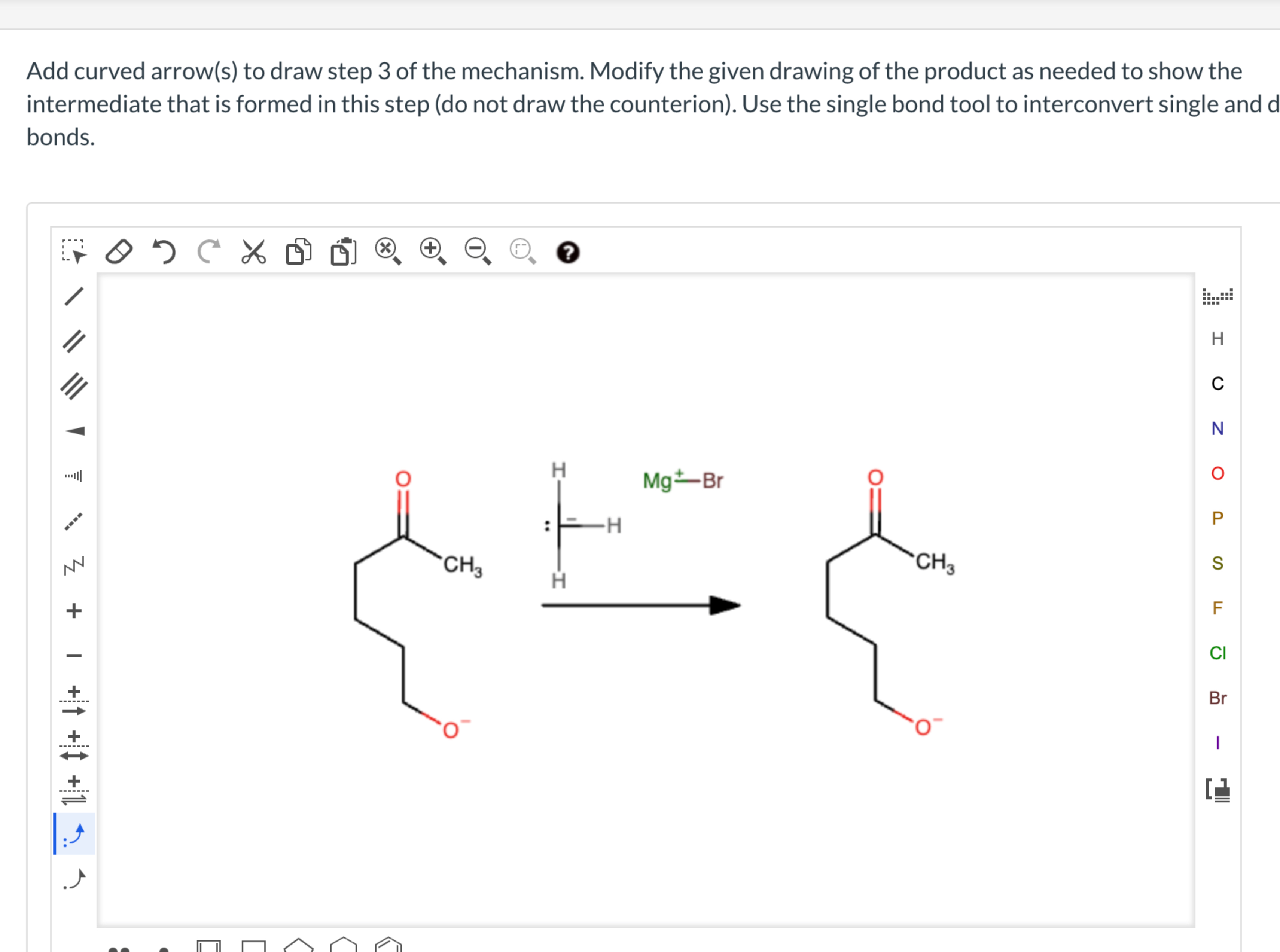 Solved Add Curved Arrow S To Draw Step Of The Chegg