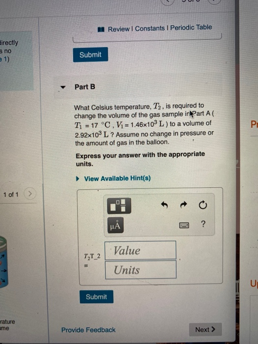 Solved A Review Constants Periodic Table Ectly Chegg