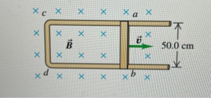 Solved The Conducting Rod Ab Shown In Figure Makes Chegg