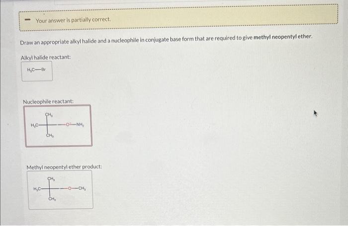 Solved Draw An Appropriate Alkyl Halide And A Nucleophile In Chegg