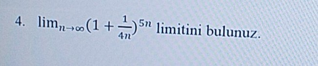 Solved Lim Limitini Bulunuz Chegg