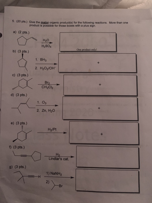 Solved Printed Name CHEM 2060 Section 1 HOMEWORK 3 Chp Chegg