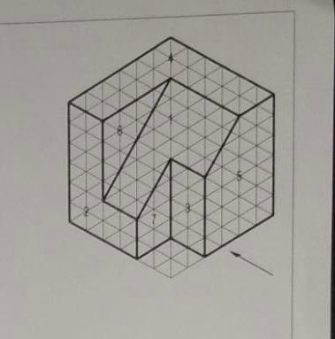 Solved Sketch The Three Orthographic Views Showingthe Chegg